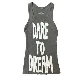 Zac Posen Runway To Change Tank Top - Gray Limited Edition Designer Artsy Edgy S